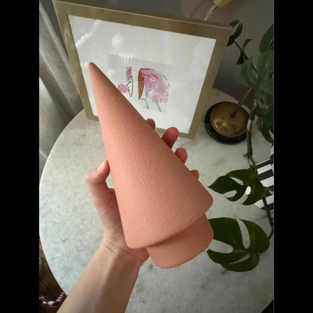 pink ceramic textured tree